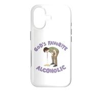 Le mème Amusant sur l'alcool préféré de Dieu Coque pour iPhone 17