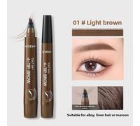 Le Même Crayon À Sourcils À Quatre Branches Comme Le Maquilleur,Imperméable Et Résistant À La Transpiration,Couleur Longue Durée Ne Se Décolore Pas,Simulat.01 Light Brown.