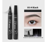 Le Même Crayon À Sourcils À Quatre Branches Comme Le Maquilleur,Imperméable Et Résistant À La Transpiration,Couleur Longue Durée Ne Se Décolore Pas,Simulat.05 Black.