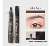 Le Même Crayon À Sourcils À Quatre Branches Comme Le Maquilleur,Imperméable Et Résistant À La Transpiration,Couleur Longue Durée Ne Se Décolore Pas,Simulat.04 Gray.