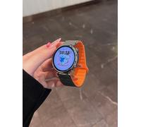 Le Même Style De Zhang Jingyi Convient Au Bracelet Magnétique En Silicone Huawei Gt5 Gt4gt3watch34profit3 Pour Hommes Et Femmes-Version Améliorée [Gris Avec Orange] - Interface De Montre Auto-Mesuré