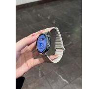 Le Même Style De Zhang Jingyi Convient Au Bracelet Magnétique En Silicone Huawei Gt5 Gt4gt3watch34profit3 Pour Hommes Et Femmes-Version Améliorée [Thé Au Lait Et Blanc Roche] Silicone Magnétique - H