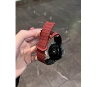 Le Même Style De Zhang Jingyi Convient Au Bracelet Magnétique En Silicone Huawei Gt5 Gt4gt3watch34profit3 Pour Hommes Et Femmes-Version Améliorée [Vin Rouge Avec Noir] Interface De Montre Magnétique