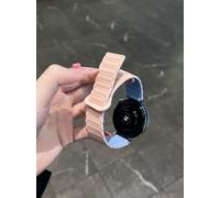 Le Même Style De Zhang Jingyi Convient Au Bracelet Magnétique En Silicone Huawei Gt5 Gt4gt3watch34profit3 Pour Hommes Et Femmes-Version Améliorée [Sable Rose Avec Brume Bleue] Silicone Magnétique-Gt