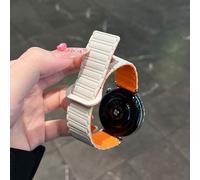 Le Même Style De Zhang Jingyi Convient Au Bracelet Magnétique En Silicone Huawei Gt5 Gt4gt3watch34profit3 Pour Hommes Et Femmes-Version Améliorée [Starlight Avec Orange] Coque Magnétique En Silicone