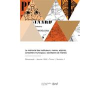 Le mémorial des instituteurs, maires, adjoints, conseillers municipaux, secrétaires de mairies - Collectif - Hachette Bnf - broché - Livre