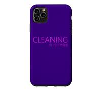 Le ménage, C'est ma thérapie, Maman, fière de Rester au Foyer Coque pour iPhone 11 Pro Max