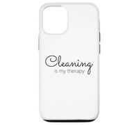 Le ménage, C'est ma thérapie, Maman, fière de Rester au Foyer Coque pour iPhone 12/12 Pro