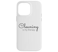 Le ménage, C'est ma thérapie, Maman, fière de Rester au Foyer Coque pour iPhone 14 Pro Max