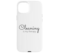 Le ménage, C'est ma thérapie, Maman, fière de Rester au Foyer Coque pour iPhone 15 Plus