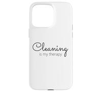 Le ménage, C'est ma thérapie, Maman, fière de Rester au Foyer Coque pour iPhone 15 Pro Max