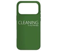 Le ménage, C'est ma thérapie, Maman, fière de Rester au Foyer Coque pour iPhone 17 Pro Max