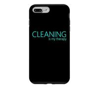 Le ménage, C'est ma thérapie, Maman, fière de Rester au Foyer Coque pour iPhone 7 Plus/8 Plus
