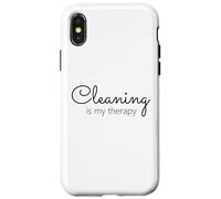 Le ménage, C'est ma thérapie, Maman, fière de Rester au Foyer Coque pour iPhone X/XS