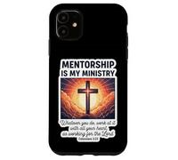 Le mentorat chrétien est Mon ministère mentorat Jésus Coque pour iPhone 11