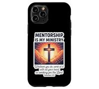 Le mentorat chrétien est Mon ministère mentorat Jésus Coque pour iPhone 11 Pro