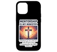 Le mentorat chrétien est Mon ministère mentorat Jésus Coque pour iPhone 12/12 Pro