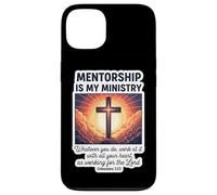 Le mentorat chrétien est Mon ministère mentorat Jésus Coque pour iPhone 13