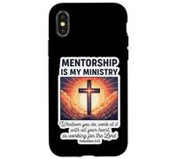 Le mentorat chrétien est Mon ministère mentorat Jésus Coque pour iPhone X/XS