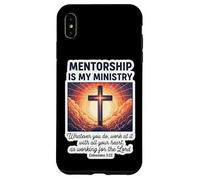 Le mentorat chrétien est Mon ministère mentorat Jésus Coque pour iPhone XS Max