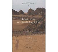 Le Méroïtique Et Sa Famille Linguistique
