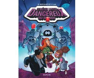Le métier le plus dangereux du monde - Tome 3 - La base secrète - Olivier Bocquet - Dupuis - cartonné - Bande dessinée jeunesse