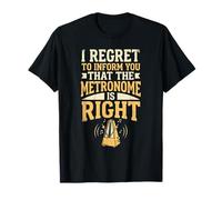Le métronome a Raison | Humour du Professeur de Musique T-Shirt