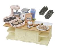 Sylvanian Families Set de jeu 5442 – Le meuble de cuisine et accessoires