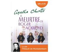 Le Meurtre de Roger Ackroyd Livre audio 1cd mp3 - Agatha Christie - Audiolib - Texte lu (CD) - Textes lus CD