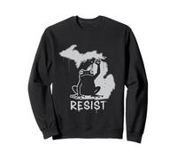 Le Michigan résiste à Une Manifestation Contre Les Grenouilles Le Jour de la fête Sweatshirt