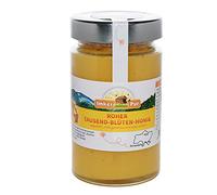 Le miel brut d'ImkerPur, non filtré, non centrifugé ou chauffé, contient du pollen de fleurs, de la cire d'abeille, de la propolis, du pain d'abeille et de la gelée royale