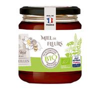 LE MIEL DE NOS ABEILLES-Miel de Fleurs pot en verre 375g