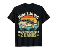 Le Mien est si Grand Que Je Dois Le Tenir à Deux Mains, pêche Amusante T-Shirt
