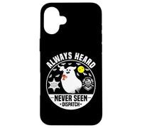 Le Mignon Ghost Dispatcher Halloween est Toujours Entendu mais jamais vu Coque pour iPhone 16 Plus