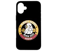 Le Mignon Ghost Dispatcher Halloween est Toujours Entendu mais jamais vu Coque pour iPhone 16 Plus