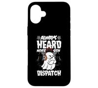 Le Mignon Ghost Dispatcher Halloween est Toujours Entendu mais jamais vu Coque pour iPhone 16 Plus