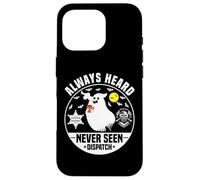 Le Mignon Ghost Dispatcher Halloween est Toujours Entendu mais jamais vu Coque pour iPhone 16 Pro