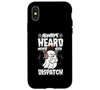 Le Mignon Ghost Dispatcher Halloween est Toujours Entendu mais jamais vu Coque pour iPhone X/XS