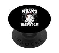 Le Mignon Ghost Dispatcher Halloween est Toujours Entendu mais jamais vu PopSockets PopGrip Adhésif