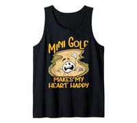 Le Mini Golf Rend Mon cœur Heureux Débardeur
