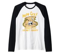 Le Mini Golf Rend Mon cœur Heureux Manche Raglan