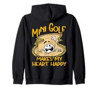 Le Mini Golf Rend Mon cœur Heureux Sweat à Capuche