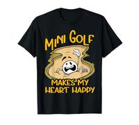 Le Mini Golf Rend Mon cœur Heureux T-Shirt