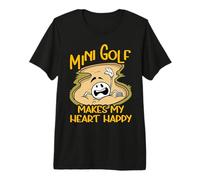 Le Mini Golf Rend Mon cœur Heureux T-Shirt Haut de Gamme