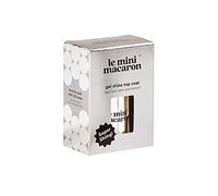 Le Mini Macaron - Top Coat Gel Shine - Top coat pour Vernis à Ongles Semi-Permanent - Incolore - Protection Longue Durée - Brillance Sublimée - Application Facile et Rapide - Flacon 8,5ml
