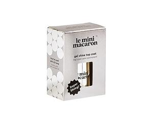 Le Mini Macaron - Top Coat Gel Shine - Top coat pour Vernis à Ongles Semi-Permanent - Incolore - Protection Longue Durée - Brillance Sublimée - Application Facile et Rapide - Flacon 8,5ml