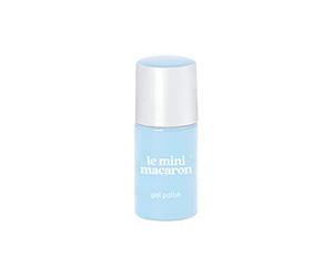 Le Mini Macaron - Vernis Semi-Permanent Blue Vanilla - Vernis 3 en 1, Base Coat, Top Coat et Couleur - Séchage LED - Application Facile et Rapide - Couleur Bleu Pastel, Flacon 8.5ml