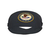 Le Ministère De La Justice des États-Unis Unisexe Bandeaux De Sport Élastique Bandeaux Séchage Rapide Headband pour Tennis Sport Fitness Yoga