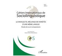 Collectif – Le mixalecte, mélange de varéiétés d'une même langue – Études de cas et comparaisons – Broché