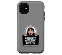 Le mode Incognito ne vous sauvera pas drôle Jésus Christian Merch Coque pour iPhone 11